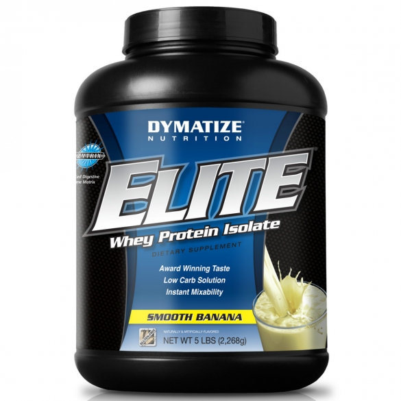 Dymatize Elite Whey Protein Banana 2270 Gram Kopen Bestel Bij Fitness24 Nl